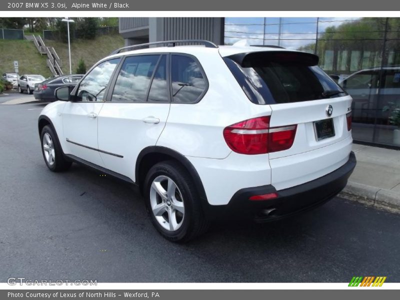 Alpine White / Black 2007 BMW X5 3.0si