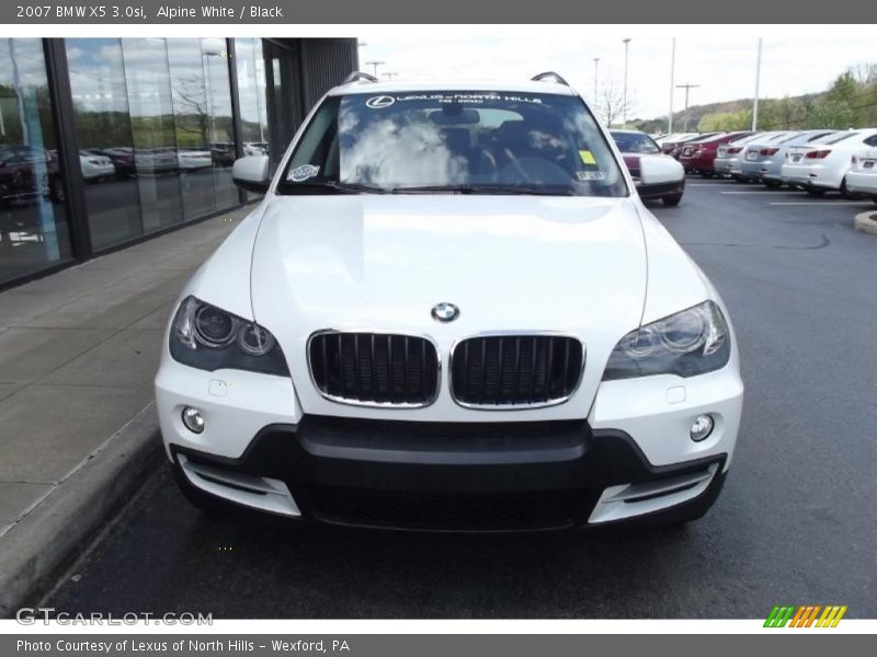 Alpine White / Black 2007 BMW X5 3.0si