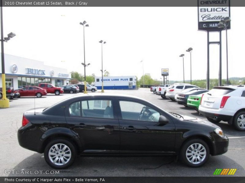 Black / Gray 2010 Chevrolet Cobalt LS Sedan