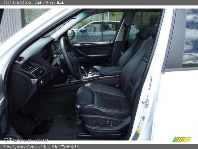 Alpine White / Black 2007 BMW X5 3.0si