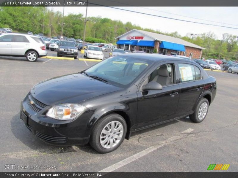 Black / Gray 2010 Chevrolet Cobalt LS Sedan