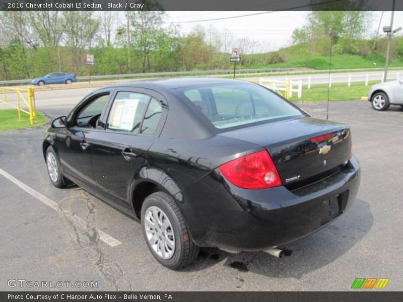 Black / Gray 2010 Chevrolet Cobalt LS Sedan