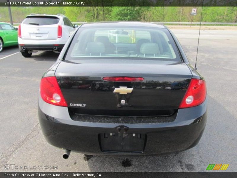 Black / Gray 2010 Chevrolet Cobalt LS Sedan