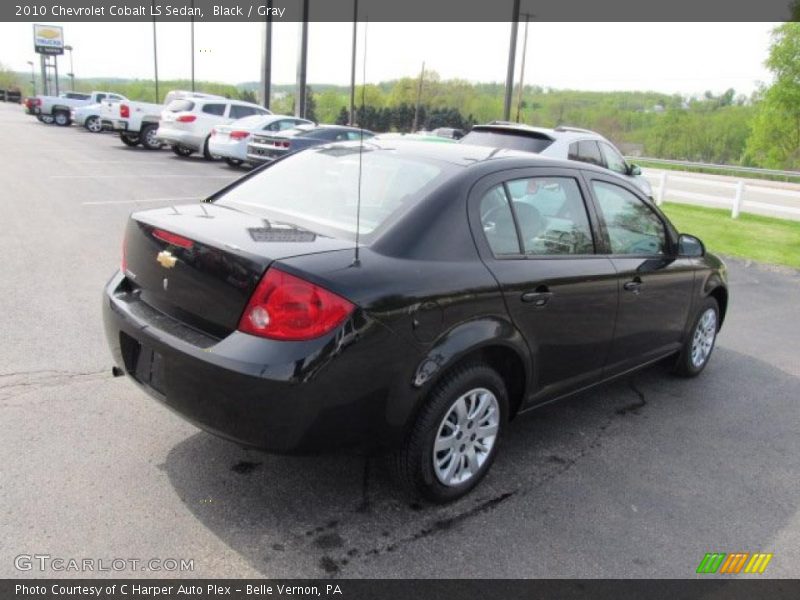 Black / Gray 2010 Chevrolet Cobalt LS Sedan