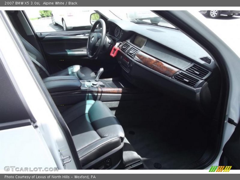 Alpine White / Black 2007 BMW X5 3.0si
