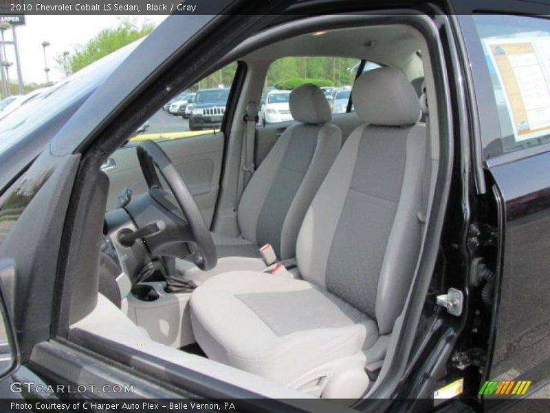 Black / Gray 2010 Chevrolet Cobalt LS Sedan