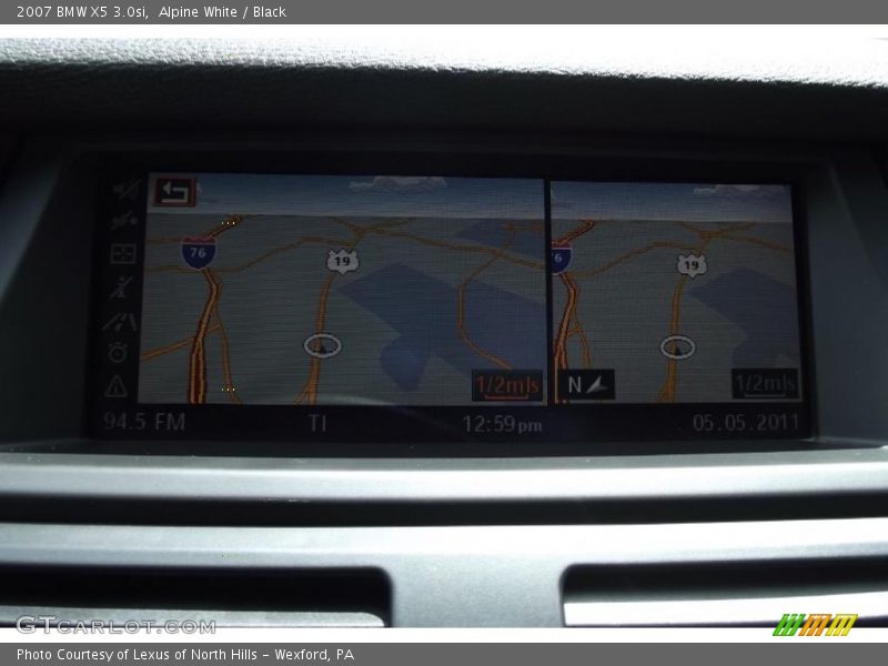 Alpine White / Black 2007 BMW X5 3.0si
