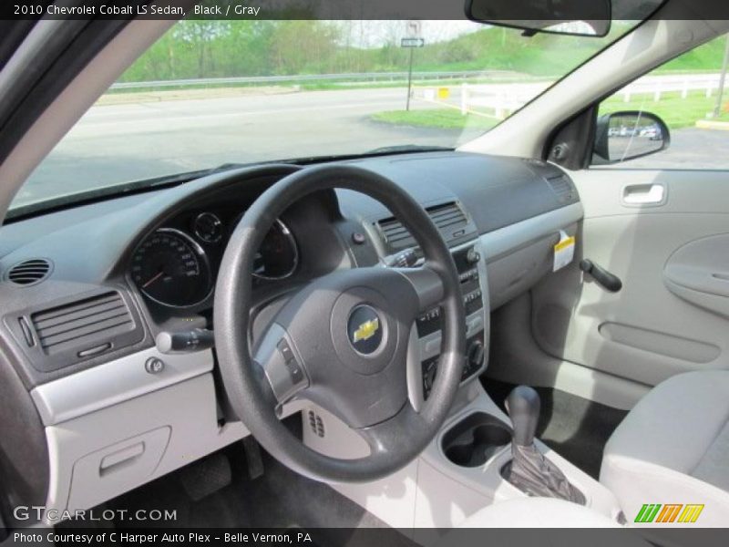Black / Gray 2010 Chevrolet Cobalt LS Sedan