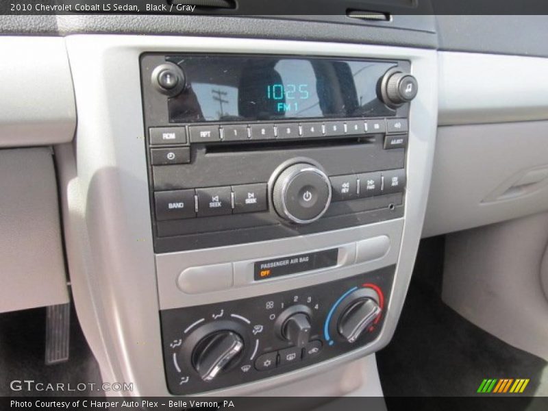 Black / Gray 2010 Chevrolet Cobalt LS Sedan