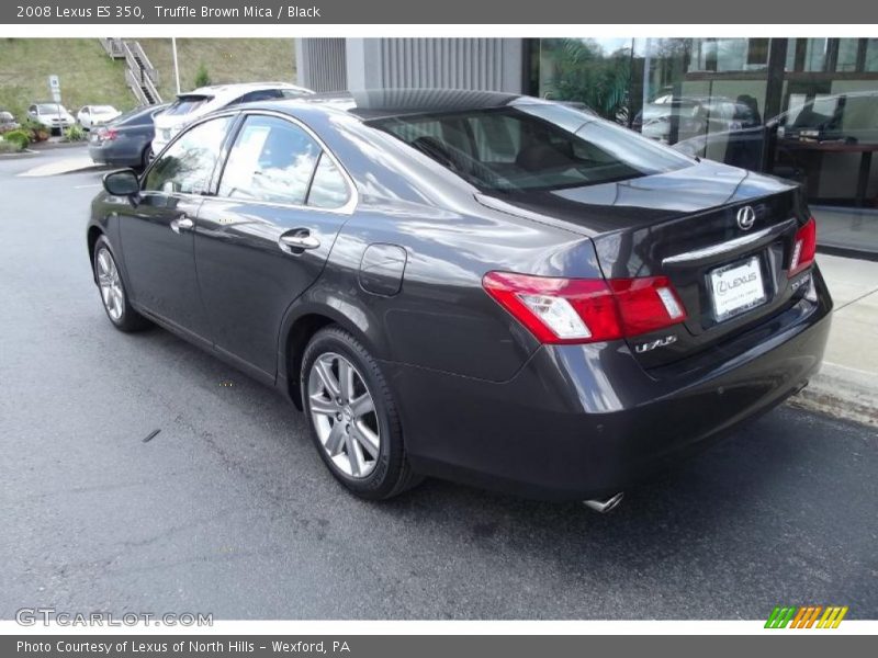 Truffle Brown Mica / Black 2008 Lexus ES 350