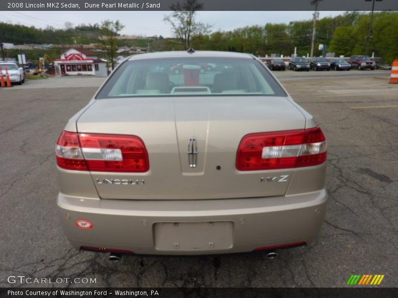 Dune Pearl Metallic / Sand 2008 Lincoln MKZ Sedan