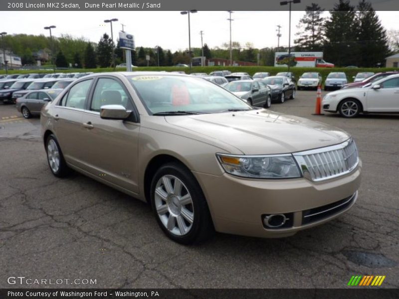 Dune Pearl Metallic / Sand 2008 Lincoln MKZ Sedan