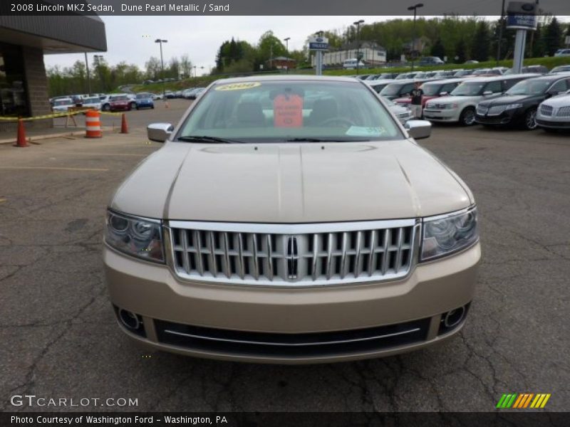Dune Pearl Metallic / Sand 2008 Lincoln MKZ Sedan