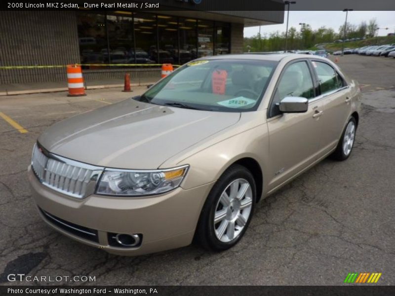 Dune Pearl Metallic / Sand 2008 Lincoln MKZ Sedan