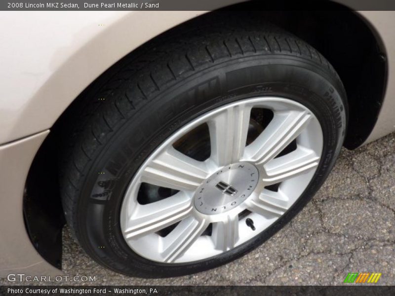 Dune Pearl Metallic / Sand 2008 Lincoln MKZ Sedan