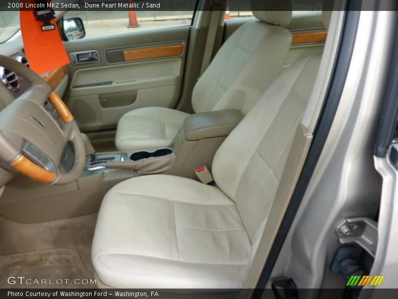 Dune Pearl Metallic / Sand 2008 Lincoln MKZ Sedan