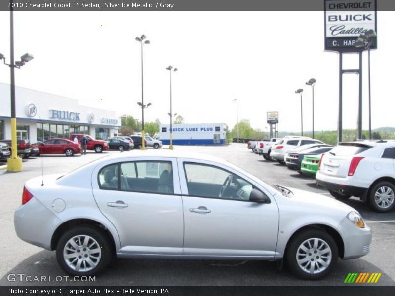 Silver Ice Metallic / Gray 2010 Chevrolet Cobalt LS Sedan