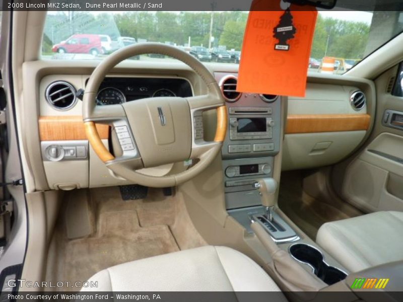 Dune Pearl Metallic / Sand 2008 Lincoln MKZ Sedan