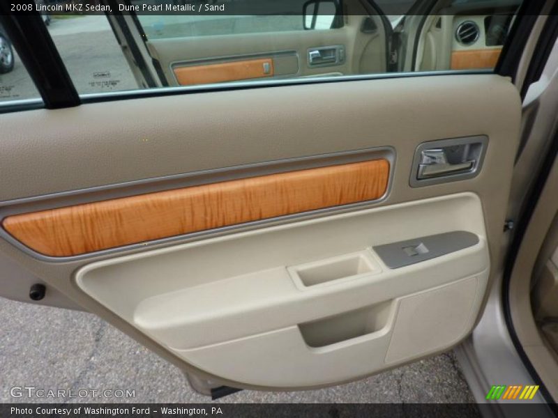 Dune Pearl Metallic / Sand 2008 Lincoln MKZ Sedan