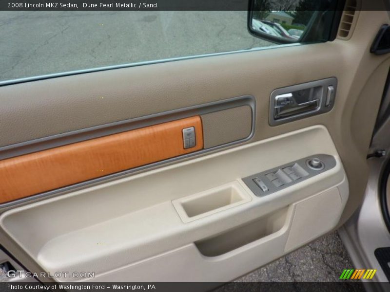 Dune Pearl Metallic / Sand 2008 Lincoln MKZ Sedan