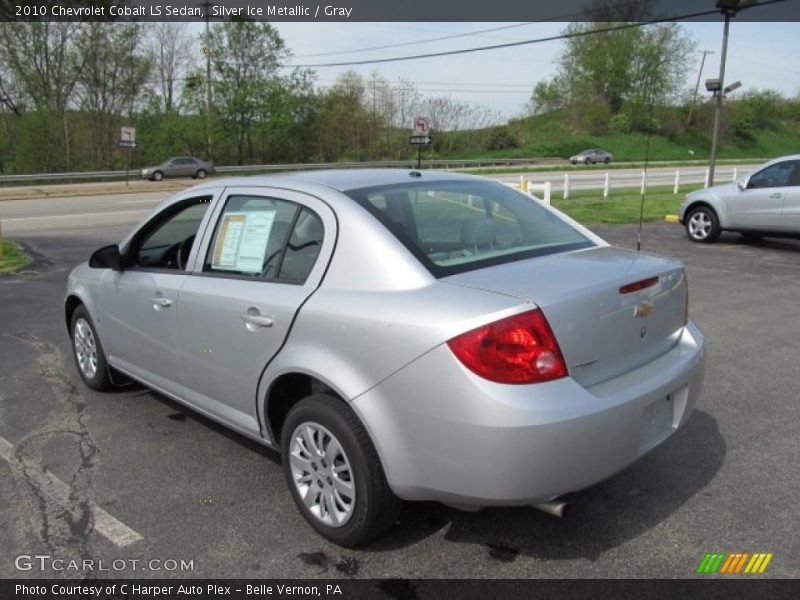 Silver Ice Metallic / Gray 2010 Chevrolet Cobalt LS Sedan