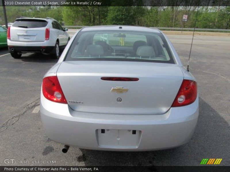 Silver Ice Metallic / Gray 2010 Chevrolet Cobalt LS Sedan