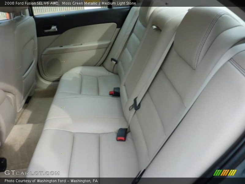 Moss Green Metallic / Medium Light Stone 2008 Ford Fusion SEL V6 AWD