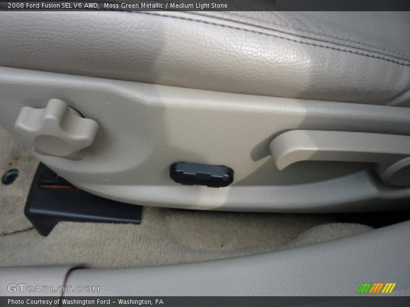 Moss Green Metallic / Medium Light Stone 2008 Ford Fusion SEL V6 AWD