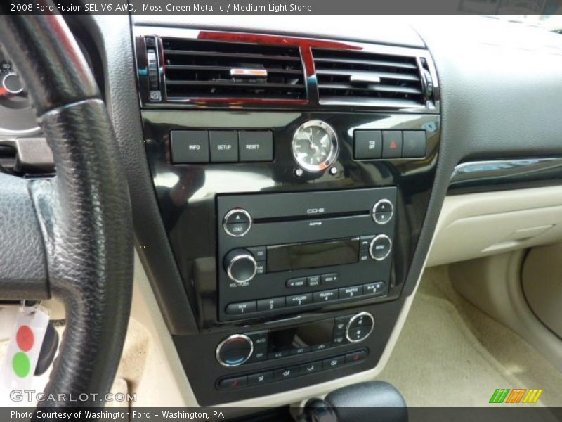 Moss Green Metallic / Medium Light Stone 2008 Ford Fusion SEL V6 AWD