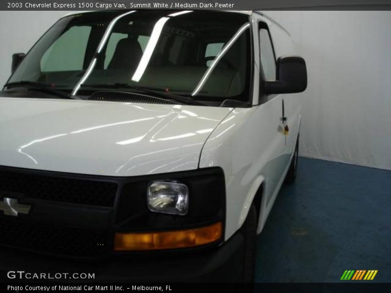 Summit White / Medium Dark Pewter 2003 Chevrolet Express 1500 Cargo Van
