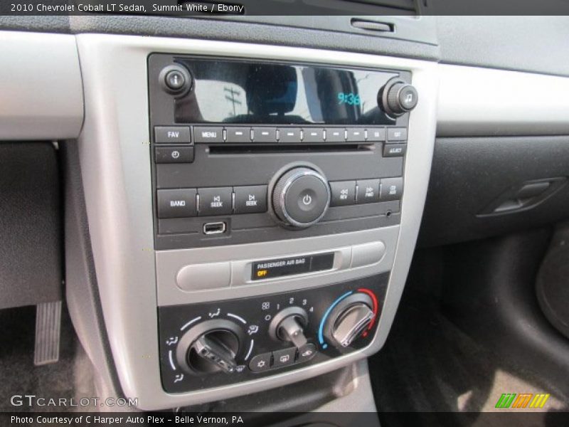 Summit White / Ebony 2010 Chevrolet Cobalt LT Sedan