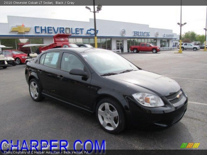 Black / Gray 2010 Chevrolet Cobalt LT Sedan