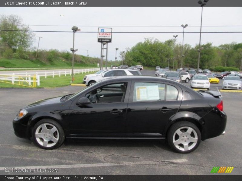 Black / Gray 2010 Chevrolet Cobalt LT Sedan