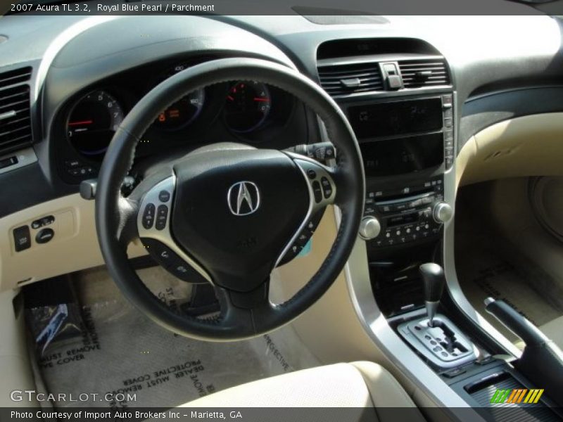 Royal Blue Pearl / Parchment 2007 Acura TL 3.2