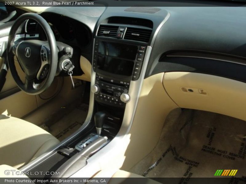 Royal Blue Pearl / Parchment 2007 Acura TL 3.2