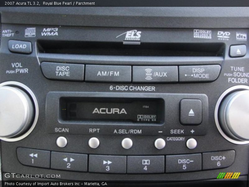 Royal Blue Pearl / Parchment 2007 Acura TL 3.2