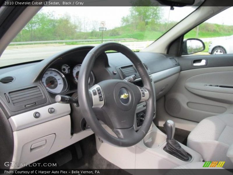 Black / Gray 2010 Chevrolet Cobalt LT Sedan