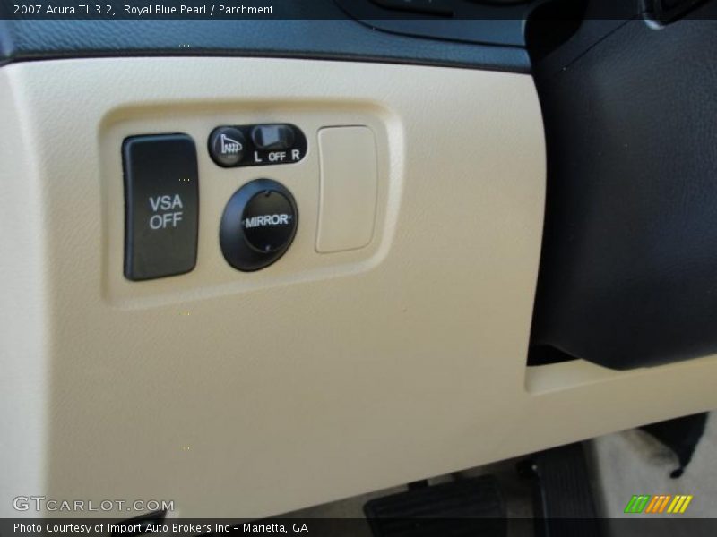 Royal Blue Pearl / Parchment 2007 Acura TL 3.2