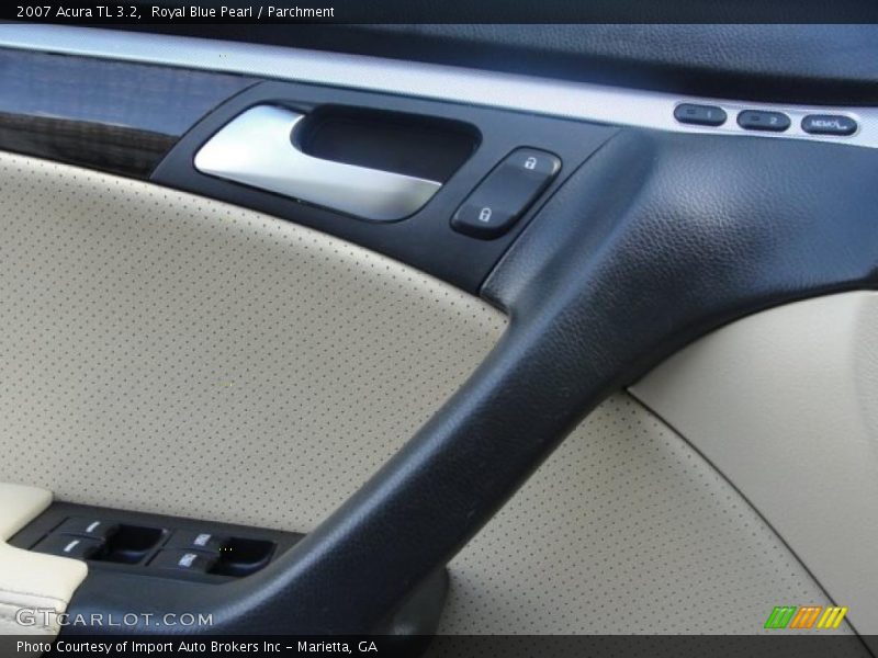 Royal Blue Pearl / Parchment 2007 Acura TL 3.2