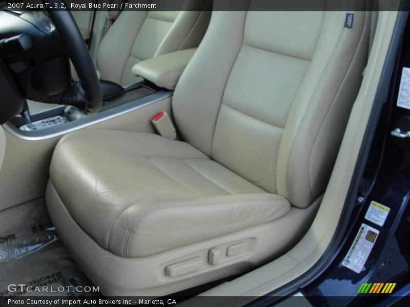 Royal Blue Pearl / Parchment 2007 Acura TL 3.2