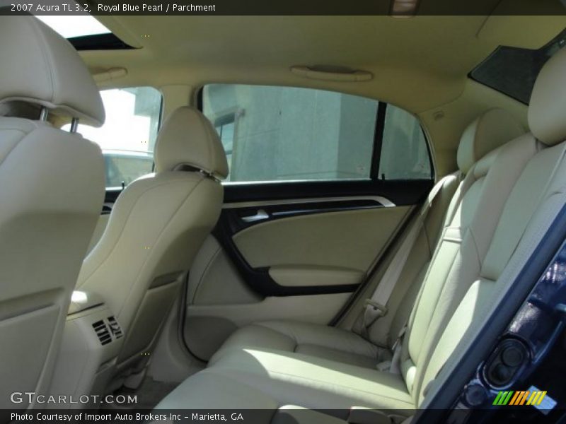 Royal Blue Pearl / Parchment 2007 Acura TL 3.2