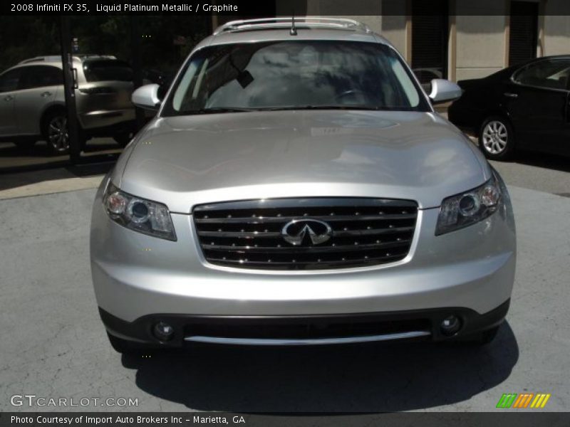 Liquid Platinum Metallic / Graphite 2008 Infiniti FX 35
