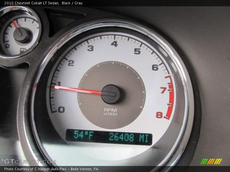 Black / Gray 2010 Chevrolet Cobalt LT Sedan