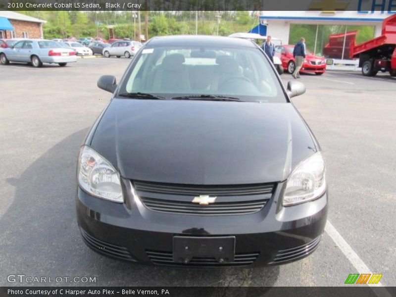 Black / Gray 2010 Chevrolet Cobalt LS Sedan