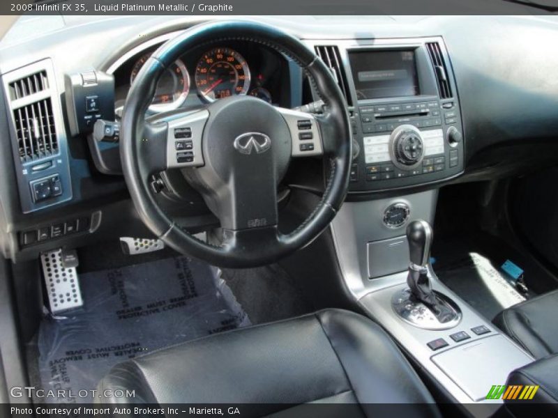 Liquid Platinum Metallic / Graphite 2008 Infiniti FX 35