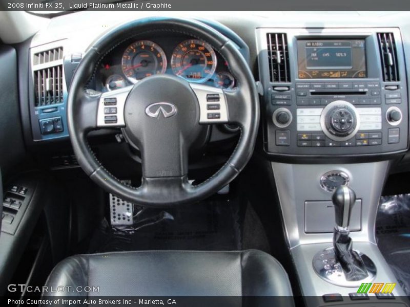 Liquid Platinum Metallic / Graphite 2008 Infiniti FX 35