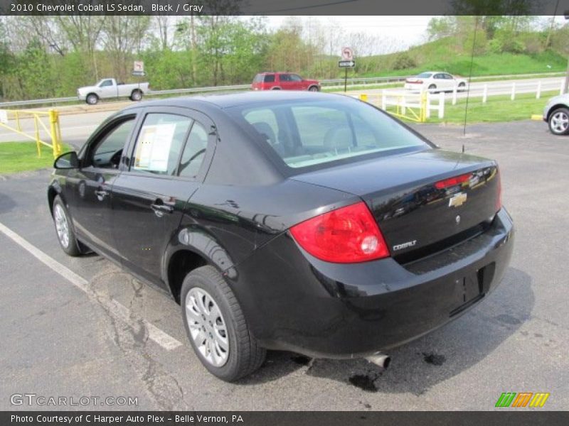 Black / Gray 2010 Chevrolet Cobalt LS Sedan