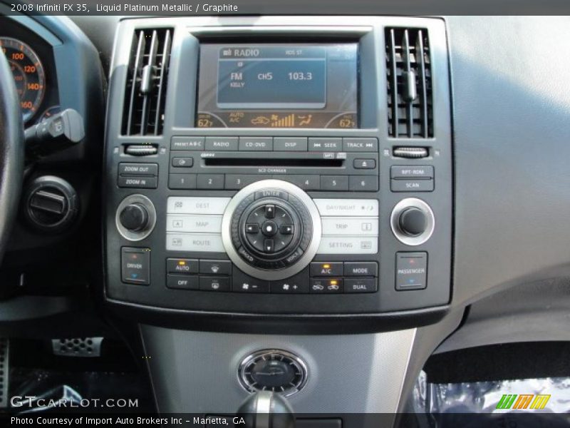 Liquid Platinum Metallic / Graphite 2008 Infiniti FX 35