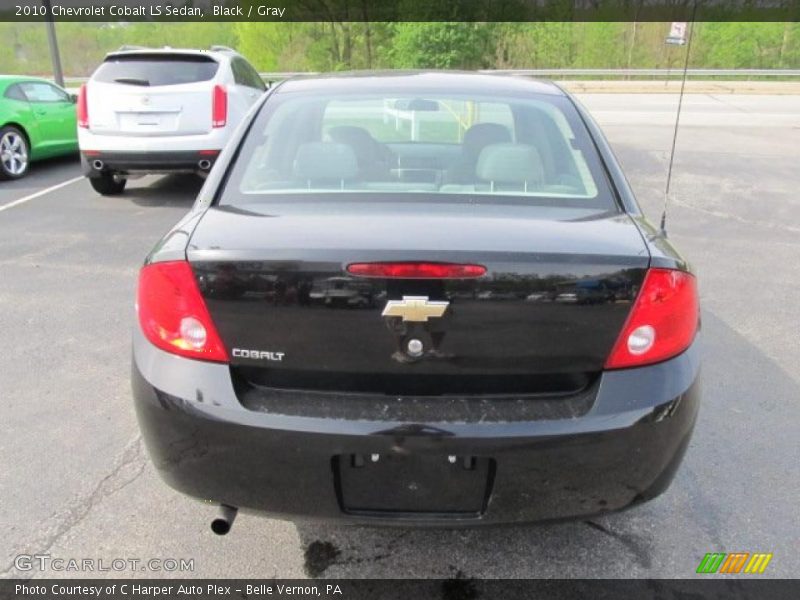 Black / Gray 2010 Chevrolet Cobalt LS Sedan