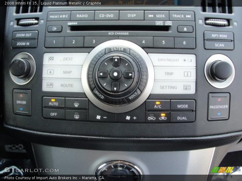 Liquid Platinum Metallic / Graphite 2008 Infiniti FX 35
